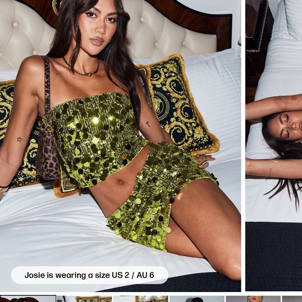 Sequin Green Set - image 2